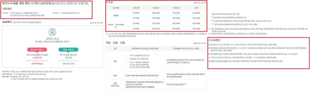 하나은행 퇴직 IRP